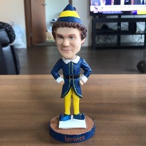 Buddy the Elf bobble head - Milwaukee Brewers